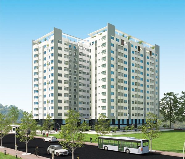 phoi canh Cheery 2 Apartment 600x517 - Dự án khu căn hộ Cheery 2 Apartment – Quận 12