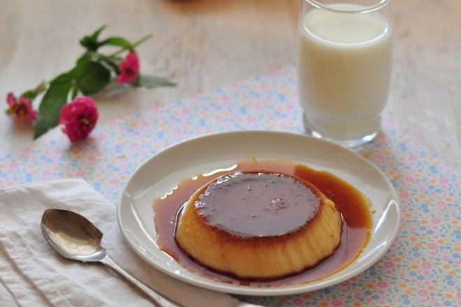 nguyên liệu sữa làm bánh flan