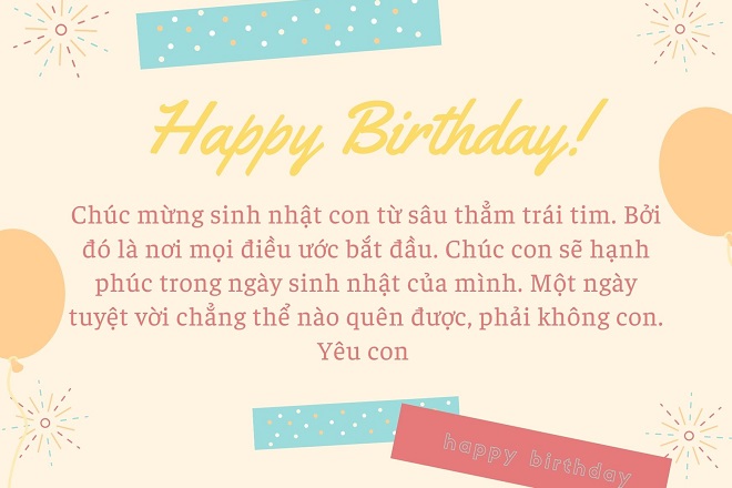 Lời chúc thôi nôi hay và ý nghĩa dành cho con trai, con gái