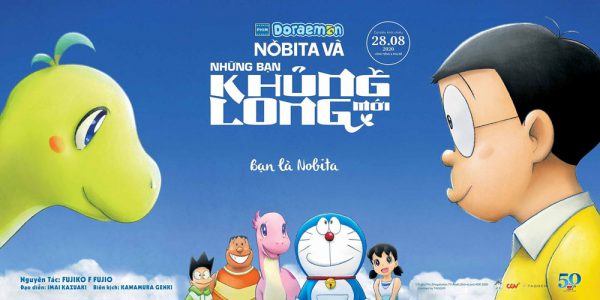 Doraemon Chú khủng long của Nobita Doraemon Nobitas New Dinosaur 2020 600x300 - Top 10 Doremon dài tập