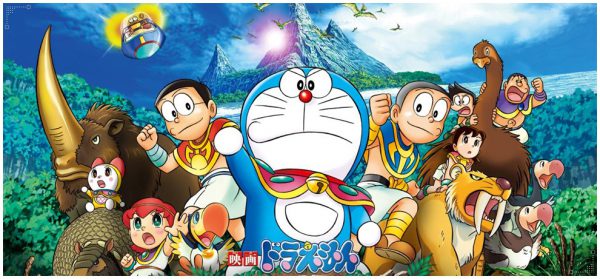 Doraemon Nobita và hòn đảo diệu kỳ Cuộc phiêu lưu của loài thú Doraemon Nobita to Kiseki no Shima Animal Adventure 2012 600x279 - Top 10 Doremon dài tập